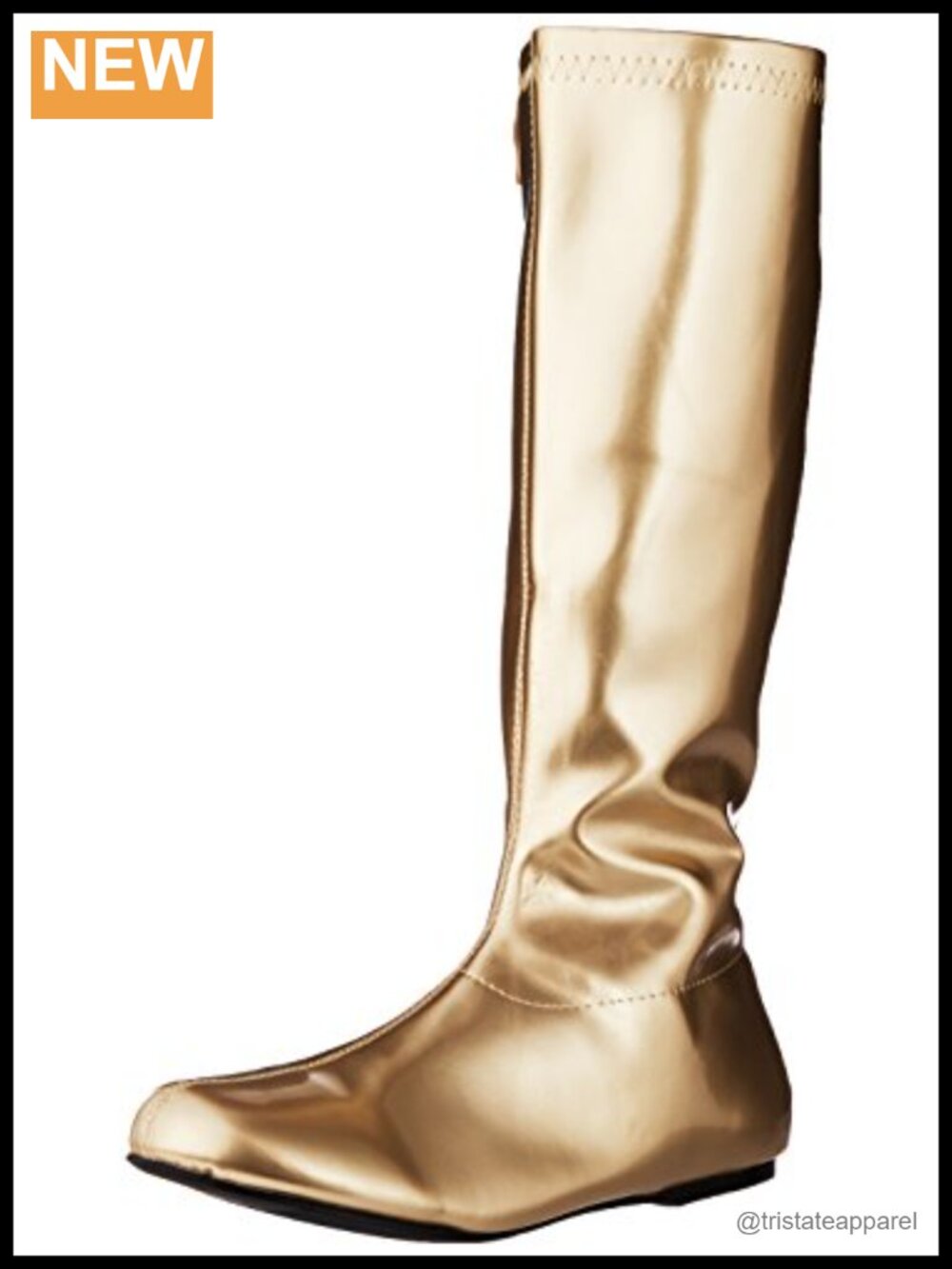 Women's Halloween Costume Boots Knee-High Zip Front Cosplay Polyurethane